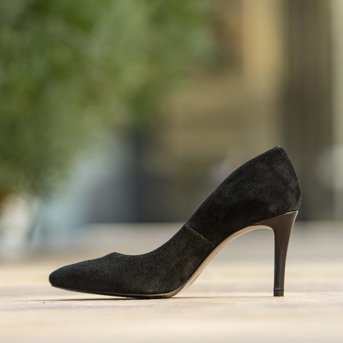 Pantofi Stiletto Adele Black Camoscio CONDUR by alexandru 2