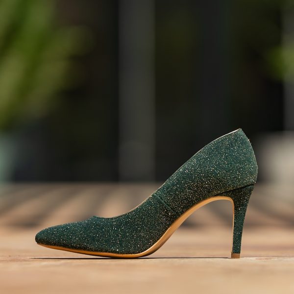Pantofi Stiletto Adele Green Evening CONDUR by alexandru 2