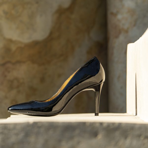 Pantofi Stiletto Adele Lac Negru CONDUR by alexandru 4