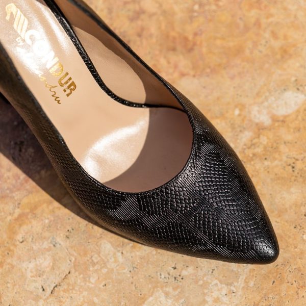 Pantofi Dama Cu Toc Gros Victoria Noire CONDUR by alexandru 2