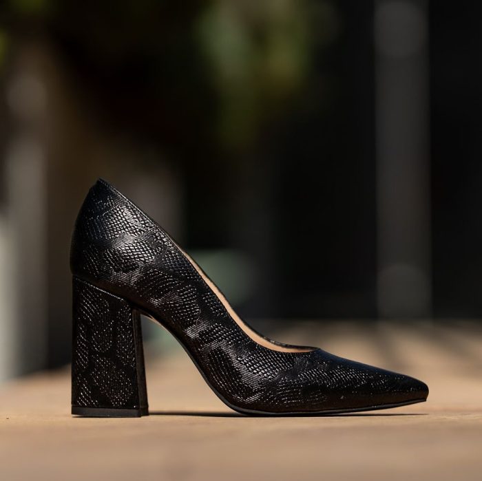 Pantofi Dama Cu Toc Gros Victoria Noire CONDUR by alexandru 1