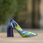 Pantofi Dama cu Toc Gros Aisha Blue Magic CONDUR by alexandru 1