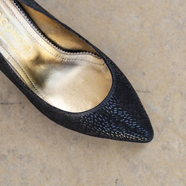 Pantofi Dama cu Toc Gros Ondine Negru - imagine 3