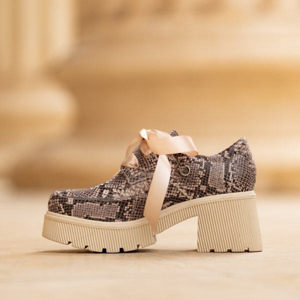 Pantofi Dama Cu Talpa Groasa Amani Dream - imagine 2