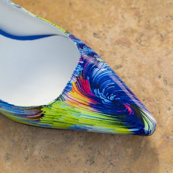 Pantofi Dama Toc Clepsidra Roanna Blue Magic CONDUR by alexandru 4