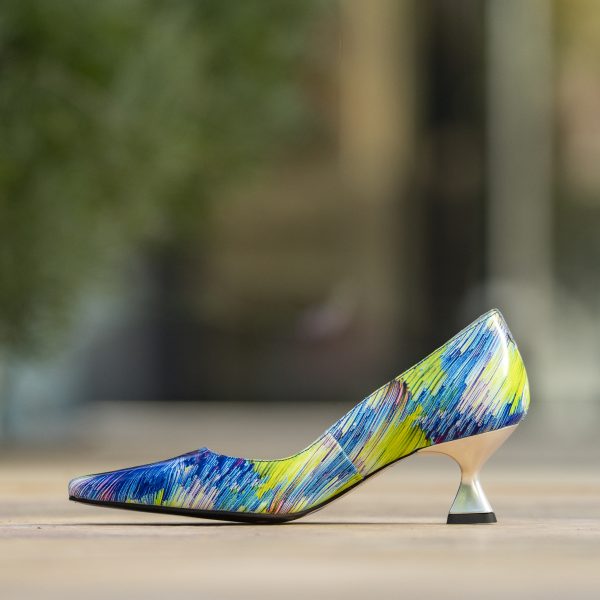 Pantofi Dama Toc Clepsidra Roanna Blue Magic CONDUR by alexandru 2