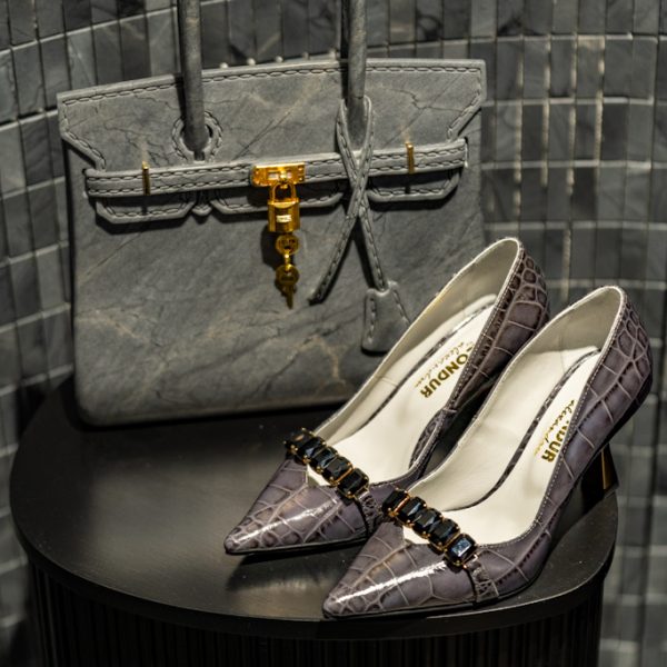 Pantofi Dama Toc Clepsidra Marta Grey CONDUR by alexandru 2
