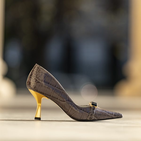 Pantofi Dama Toc Clepsidra Marta Grey - imagine 3