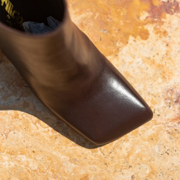 Botine Dama din Piele Naturala Olimpia Brown CONDUR by alexandru 4