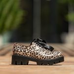 Pantofi Dama Cu Siret Renate Animal Print CONDUR by alexandru 1