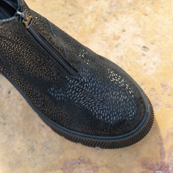 Ghete Dama din Piele Naturala Leila Black CONDUR by alexandru 2