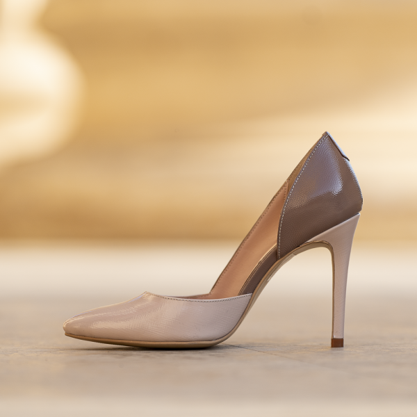 Pantofi Stiletto Aime Florantic Nude - imagine 2
