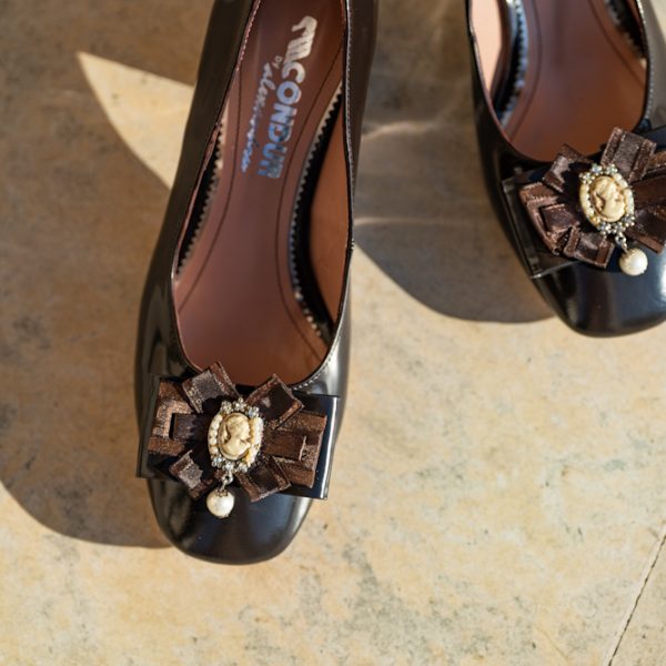 Pantofi Dama cu Toc Gros Mary Brown - imagine 4