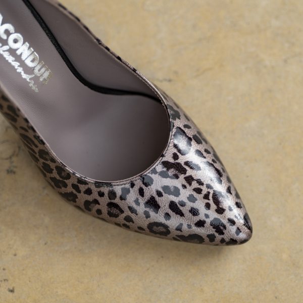 Pantofi Dama cu Toc Gros Victoria Light Sauvage - imagine 3