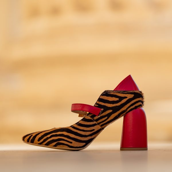 Pantofi Dama Cu Toc Gros Maribel Amazing - imagine 3