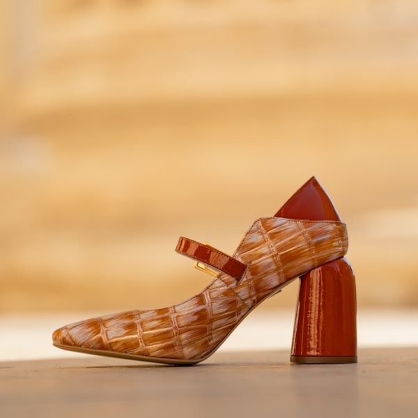 Pantofi Dama Cu Toc Gros Maribel Porto - imagine 2