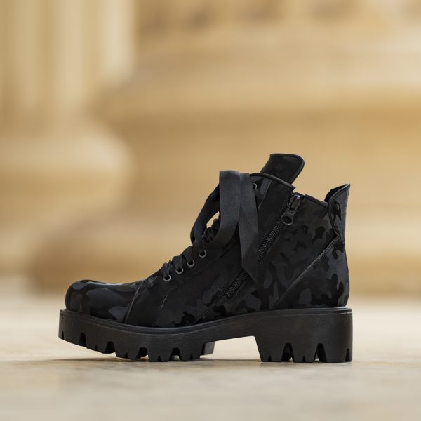 Ghete Dama din Piele Naturala Soren Negru - imagine 2