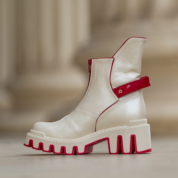 Ghete Dama din Piele Naturala Leila Pearl - imagine 3
