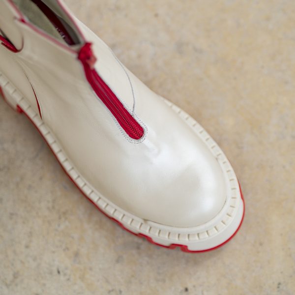 Ghete Dama din Piele Naturala Leila Pearl - imagine 2