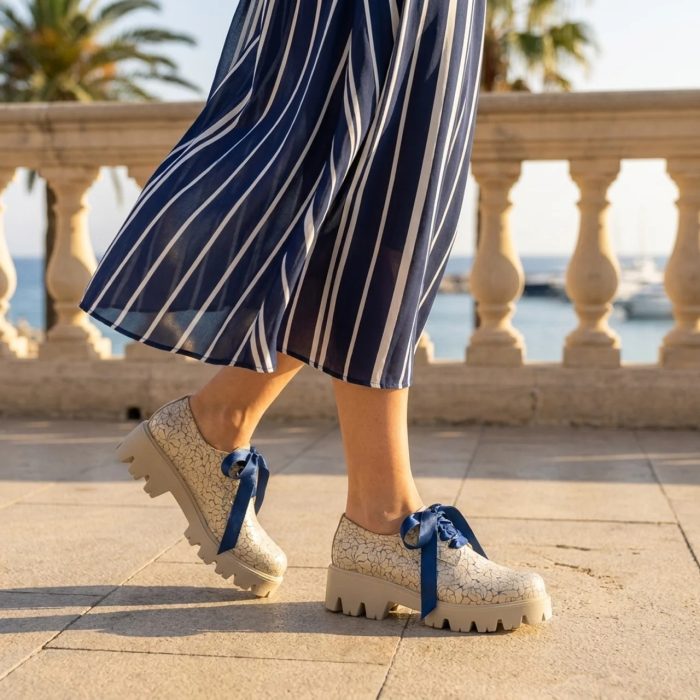 Pantofi Dama cu Siret Renate Pearl