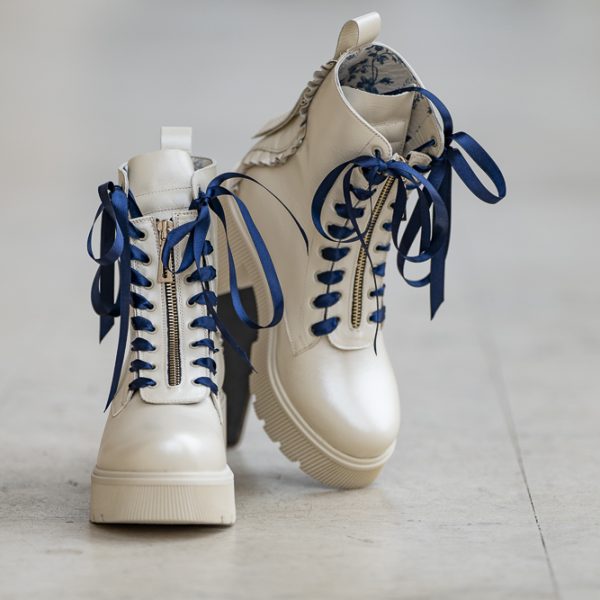 Ghete Dama din Piele Naturala Ava Pearl - imagine 5