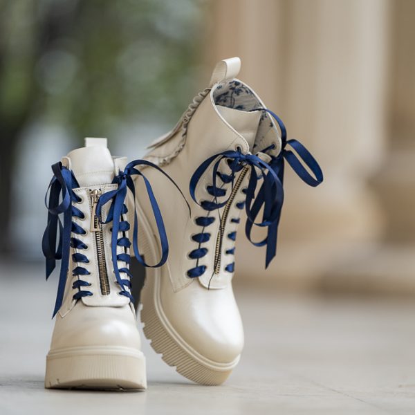 Ghete Dama din Piele Naturala Ava Pearl - imagine 4