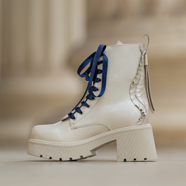 Ghete Dama din Piele Naturala Ava Pearl - imagine 3