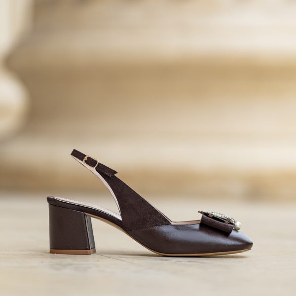 Sandale Dama din Piele Naturala Joy Brown - imagine 3