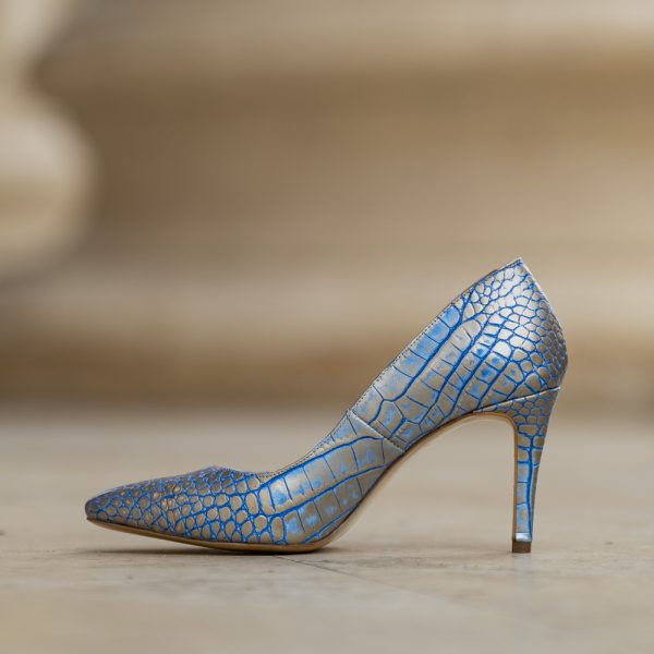 Pantofi Stiletto Adele Blue Sidef - imagine 3