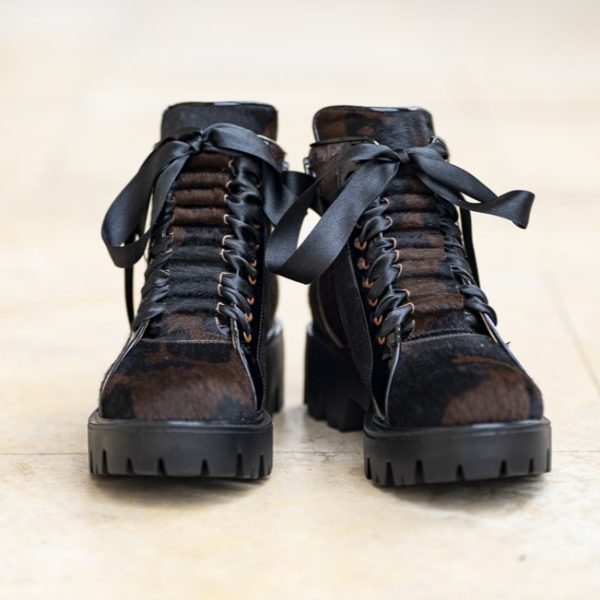 Ghete Dama din Piele Naturala Soren Brown - imagine 4