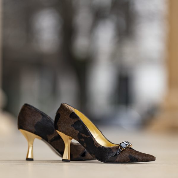 Pantofi Dama Toc Clepsidra Marta Brownie - imagine 3
