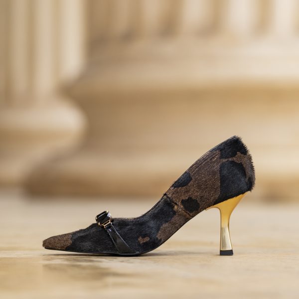 Pantofi Dama Toc Clepsidra Marta Brownie - imagine 5
