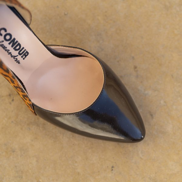 Pantofi Stiletto Aime Brown - imagine 3