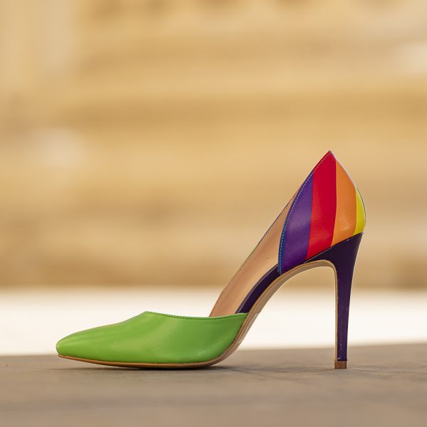 Pantofi Stiletto Aime Rainbow - imagine 3