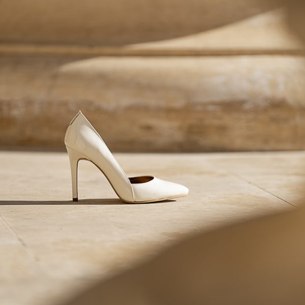 Pantofi Stiletto Aime White - imagine 5