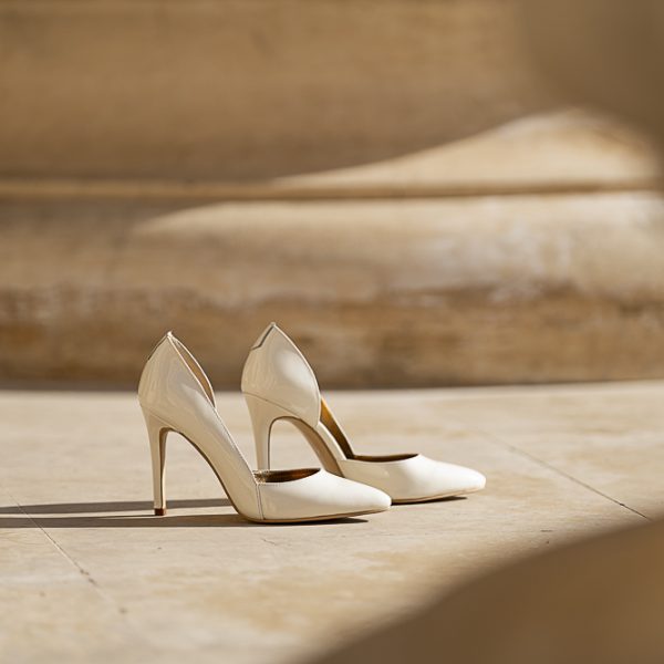 Pantofi Stiletto Aime White - imagine 6