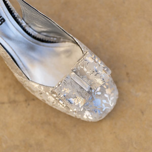 Sandale Dama din Piele Naturala Joy Argento - imagine 2