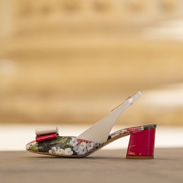 Sandale Dama din Piele Naturala Joy Hortensie - imagine 4