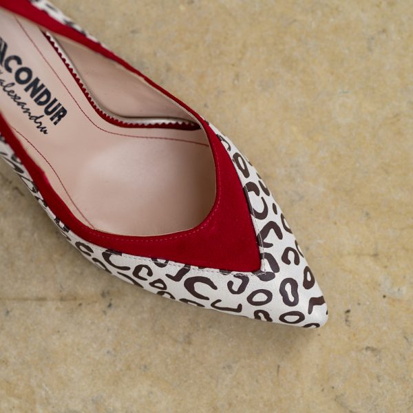 Pantofi Dama Cu Toc Gros Esme Glamour - imagine 2