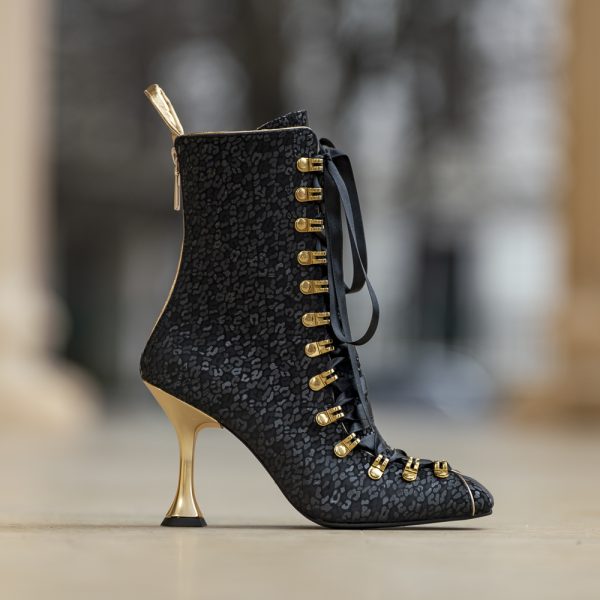 Ghete din Piele Naturala Angelina Glamour - imagine 4