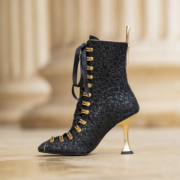 Ghete din Piele Naturala Angelina Glamour - imagine 3
