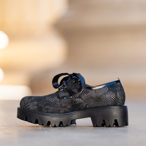 Pantofi Dama cu Siret Renate Night - imagine 2