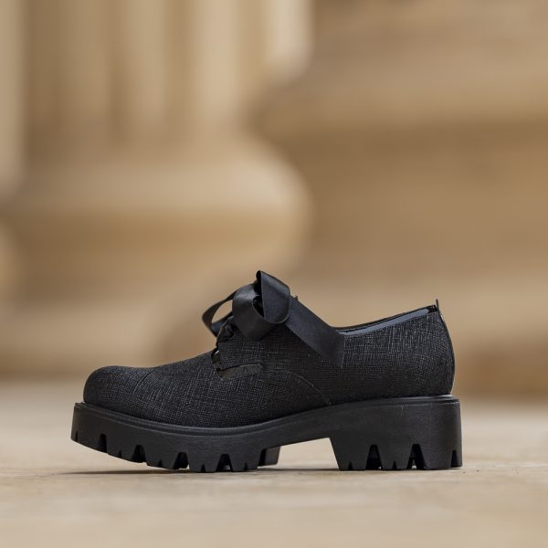 Pantofi Dama cu Siret Renate Night - imagine 2