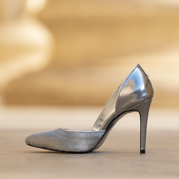 Pantofi Stiletto Aime Argento 2 - imagine 3
