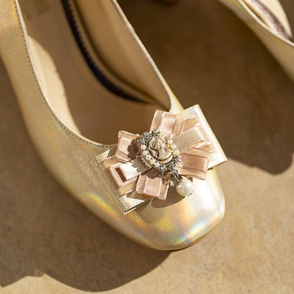 Pantofi Dama cu Toc Gros Mary Glow - imagine 3