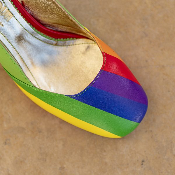 Sandale Dama din Piele Naturala Joy Rainbow - imagine 4