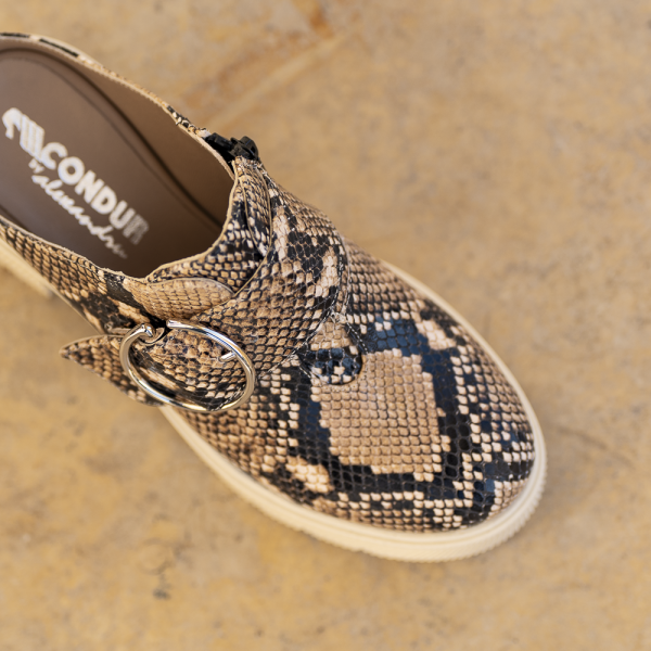 Saboti Dama Makara Print Camel - imagine 3