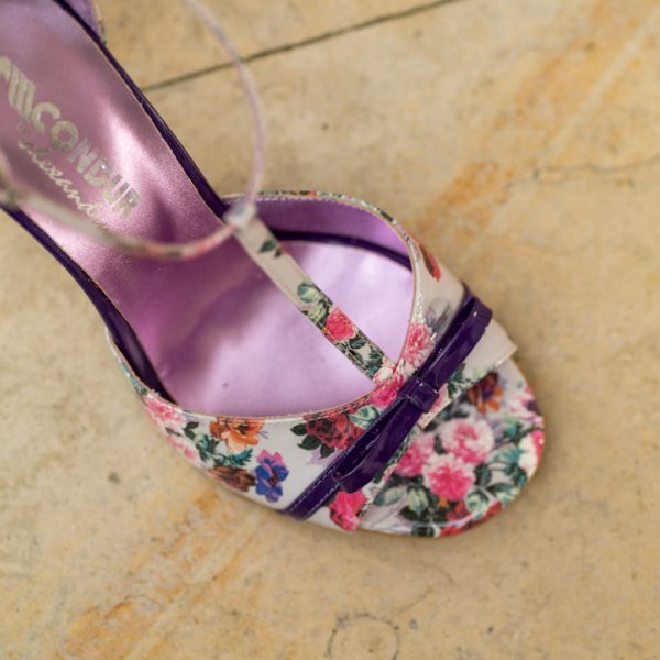Sandale Dama din Piele Naturala Louise Mauve - imagine 3