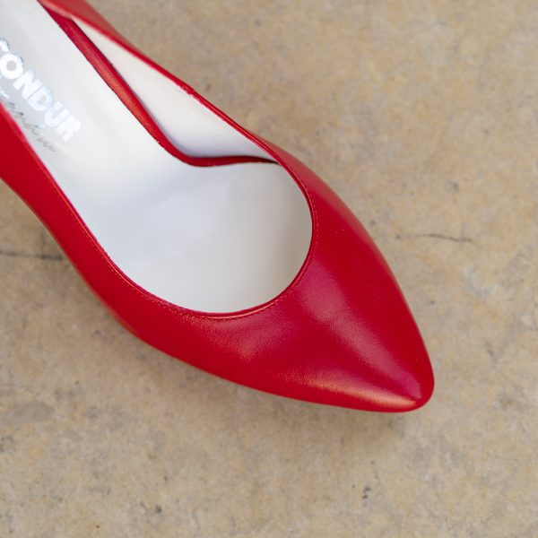 Pantofi Stiletto Adele Red 2 - imagine 3