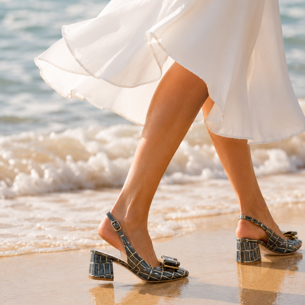 Sandale Dama din Piele Naturala Joy Sand - imagine 1